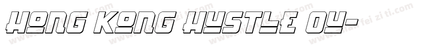 Hong Kong Hustle Ou字体转换